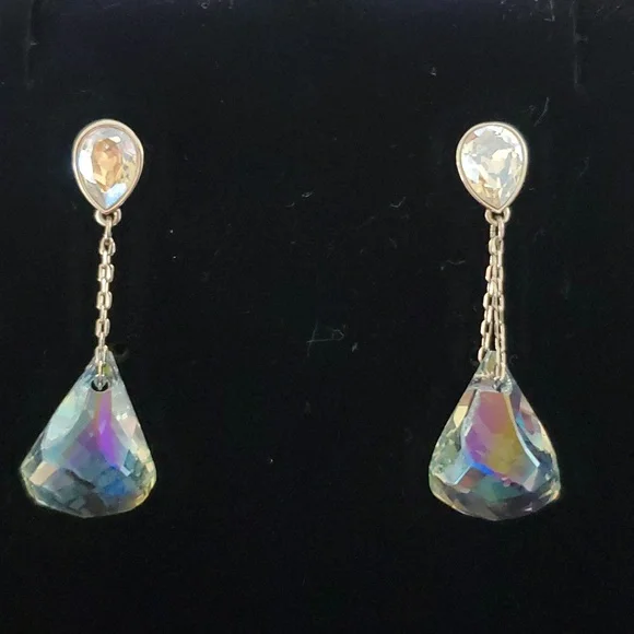 Swarovski Azore Moonlight ピアス Swarovski Lunar Light Azore Moonlight Pierced Crystal